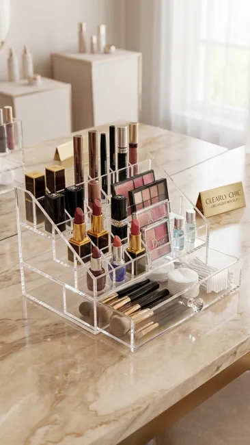 Acrylic product organiser