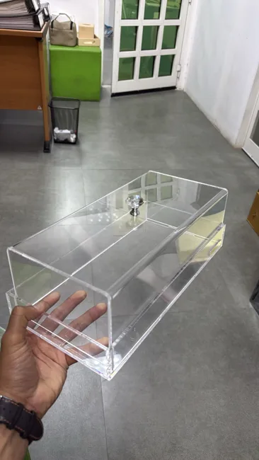 Clear acrylic display